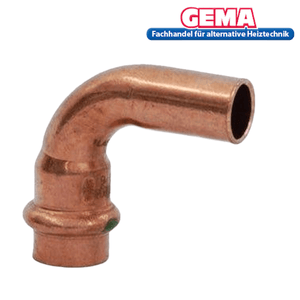 Copper plumbing elbow from Profi-Pressfitting Bögen und Winkel für moderne Pressfittings-Systeme