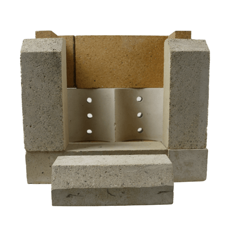 MPM DS Wood 10kW Schamottsteine komplett.