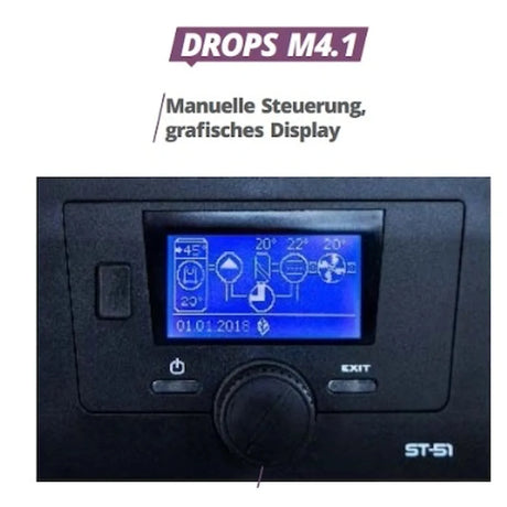 Brauchwasser Trinkwasser Heizungs Wärmepumpe DROPS M4.1M