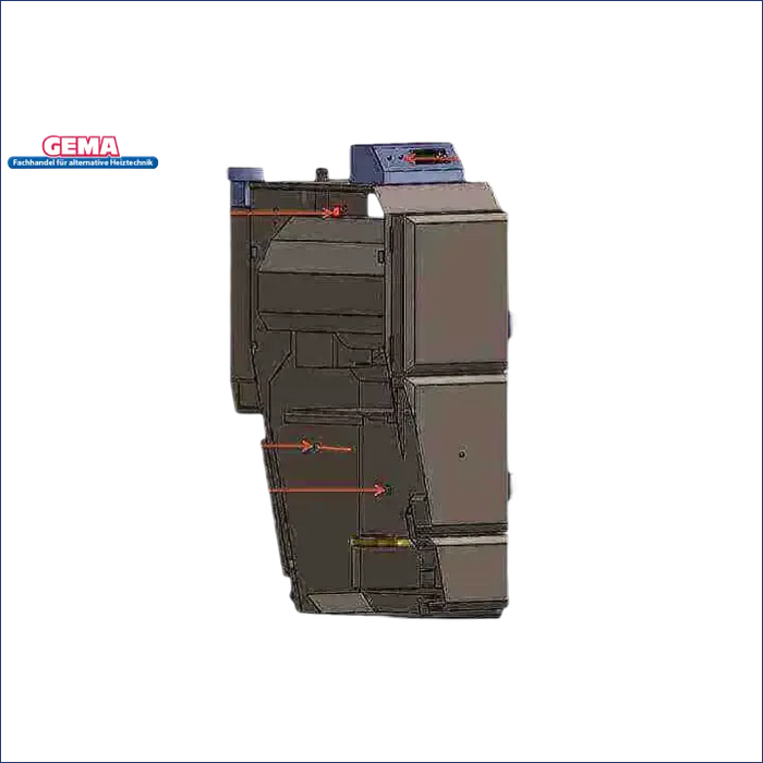 Industrieheizgerät mit Sensoren für Thermoflux Pelling 25/230 mit Hygienespeicher