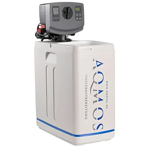 Wasserenthärtungsanlage Aqmos R2D2-72 💧 für effektive Kalkentfernung 💦 mit 1" Anschluss-Set & Montageblock.