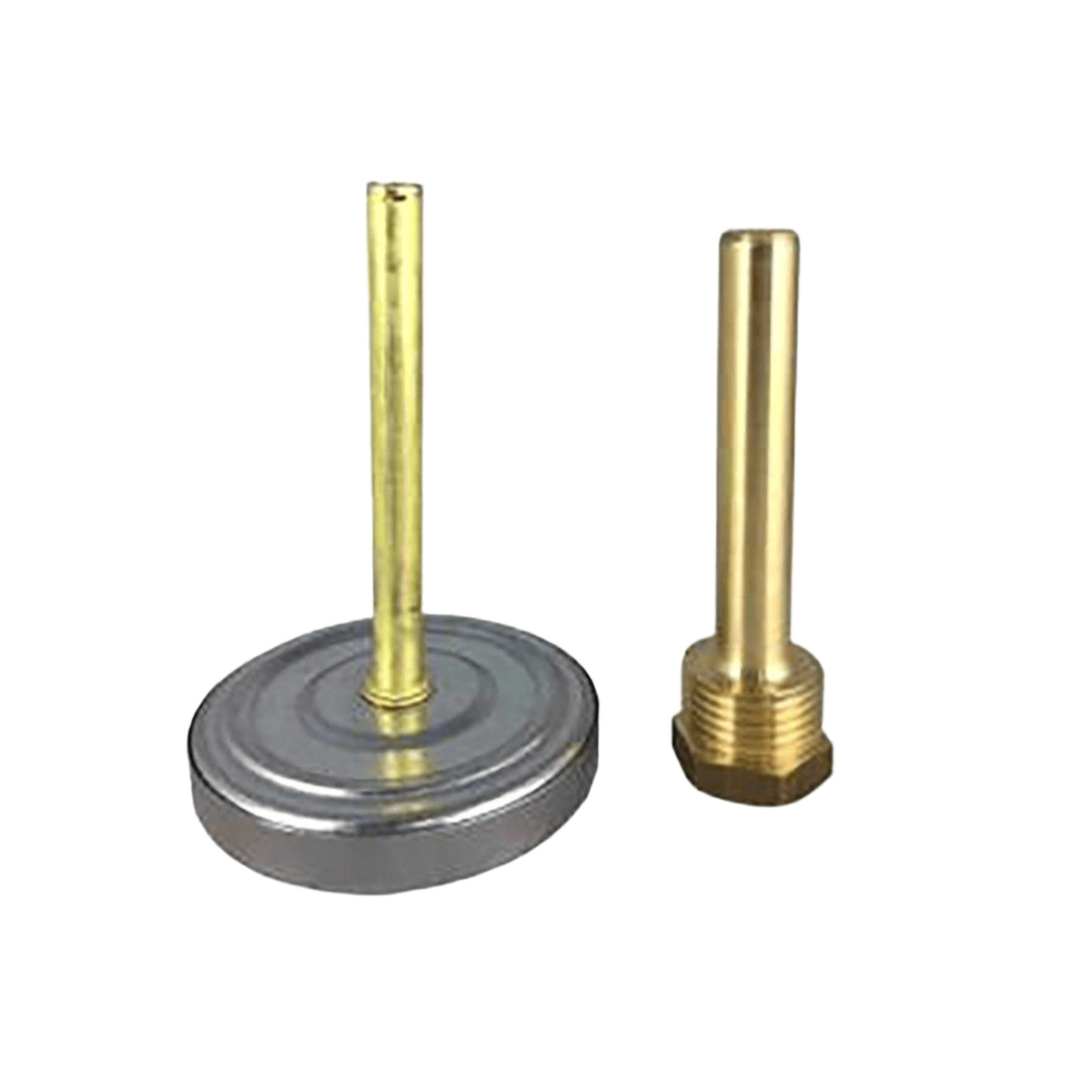 Brassventile mit hexagonaler Basis und Metallkappe für ersatz bimetall-thermometer