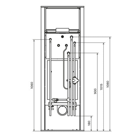 Wasserführender Kaminofen   Schmitzker Aqua.