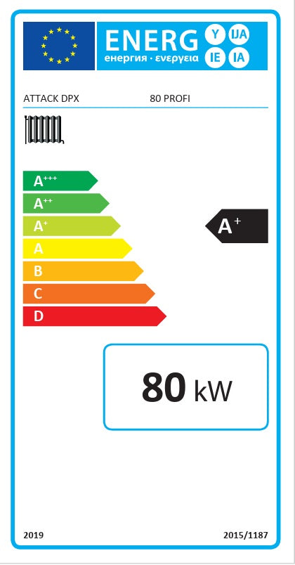 Chaudière à gazéification du bois Attack DPX 80 Profi 80 kW