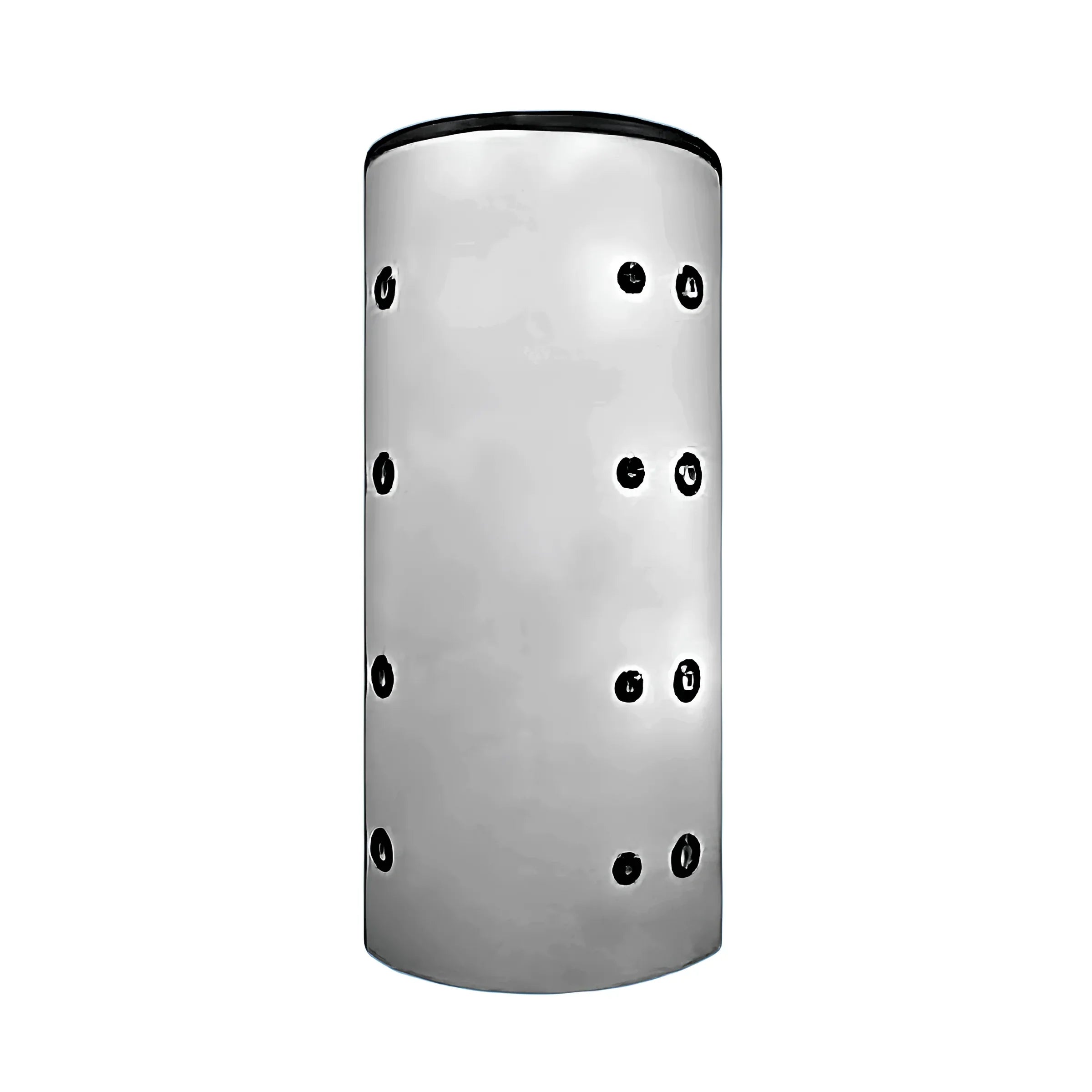 Hygienespeicher für Pelletkessel mit effizientem Design und integrierten Wärmetauschern, optimal für moderne Heizsysteme.