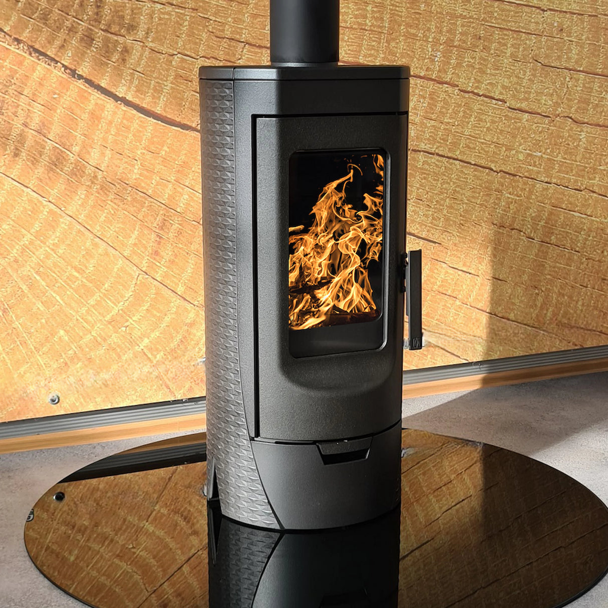 Plamen Tara designer cast iron fireplace – independent of room air