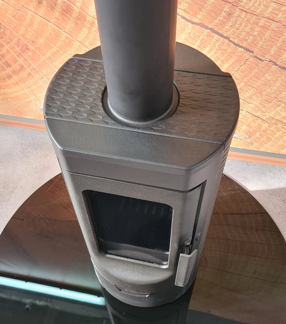 Plamen Tara designer cast iron fireplace – independent of room air