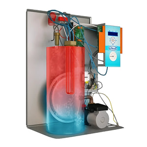 Wall-mounted elektrokessel Attack Electric Easy mit sichtbaren Komponenten für effiziente Wassererwärmung