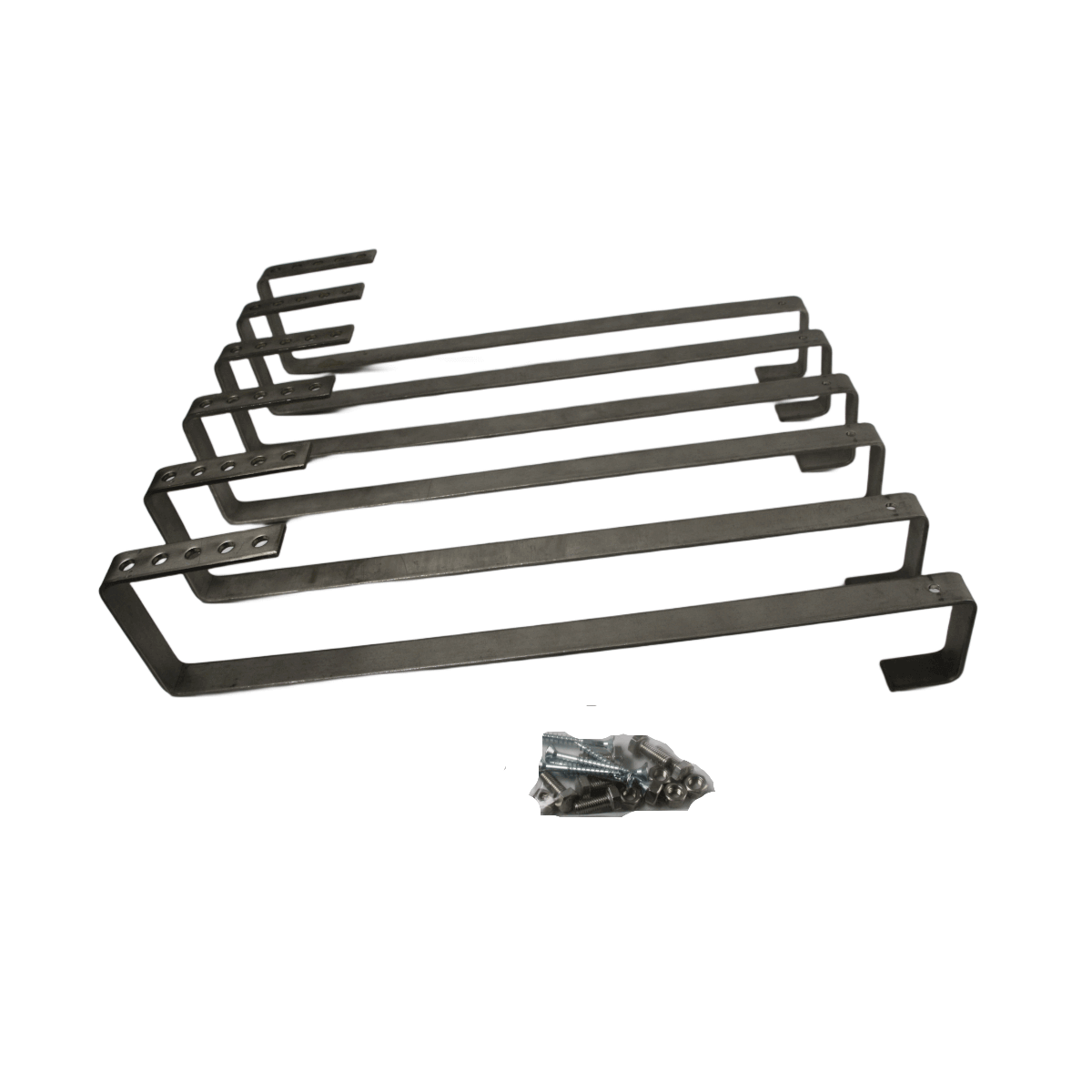 Dachhaken HP22 Sunex Dachhaken -Montageset mit 5 dunklen Metall-Wandhaken und Schrauben