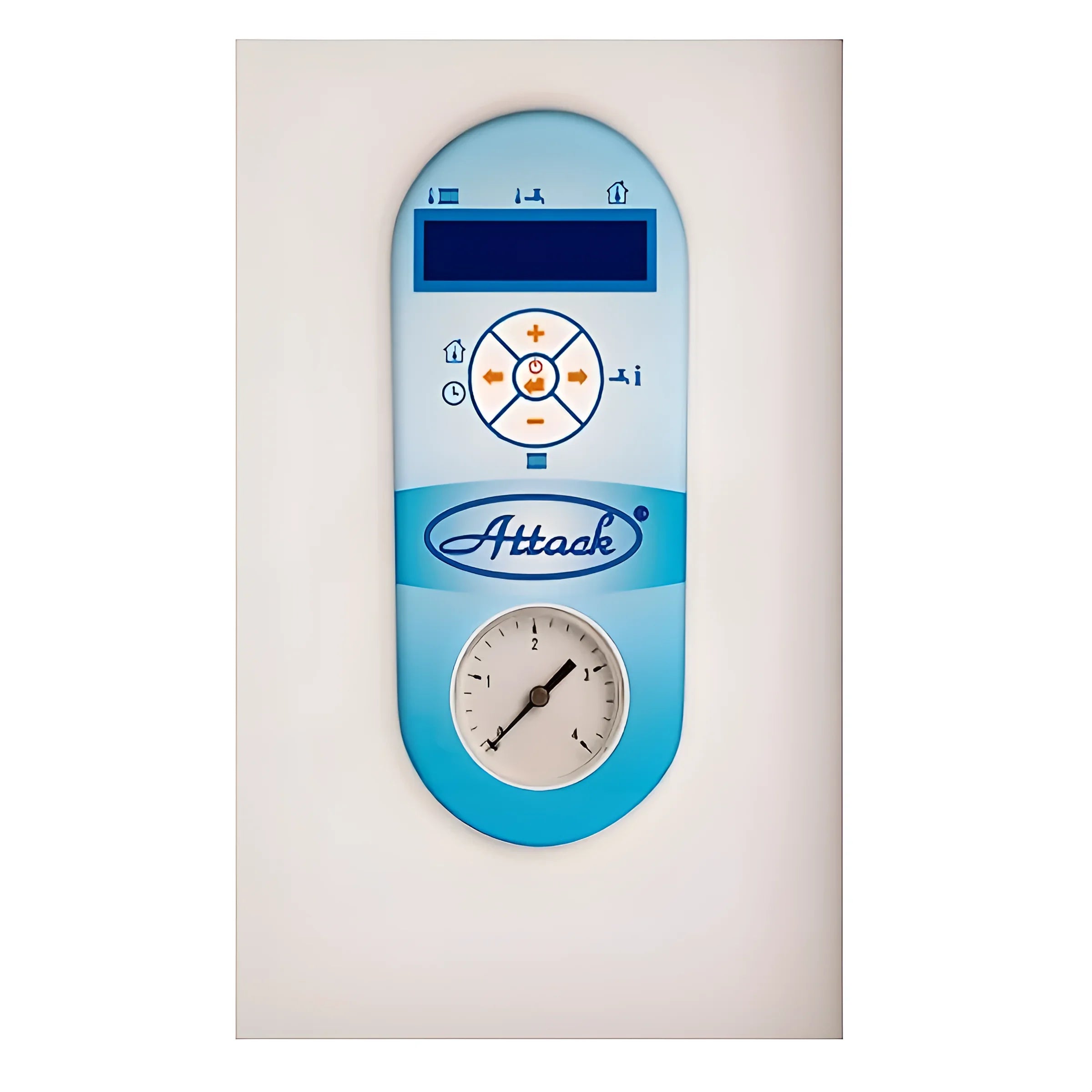 Blaue weiße Attack Electric Easy Steuerungspanel mit Digitalanzeige und Druckmesser
