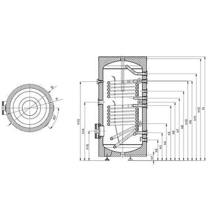 Warmwasserspeicher | Solarspeicher | Pufferspeicher | Sunex Fish 2 mit 2 WT - GEMA Shop