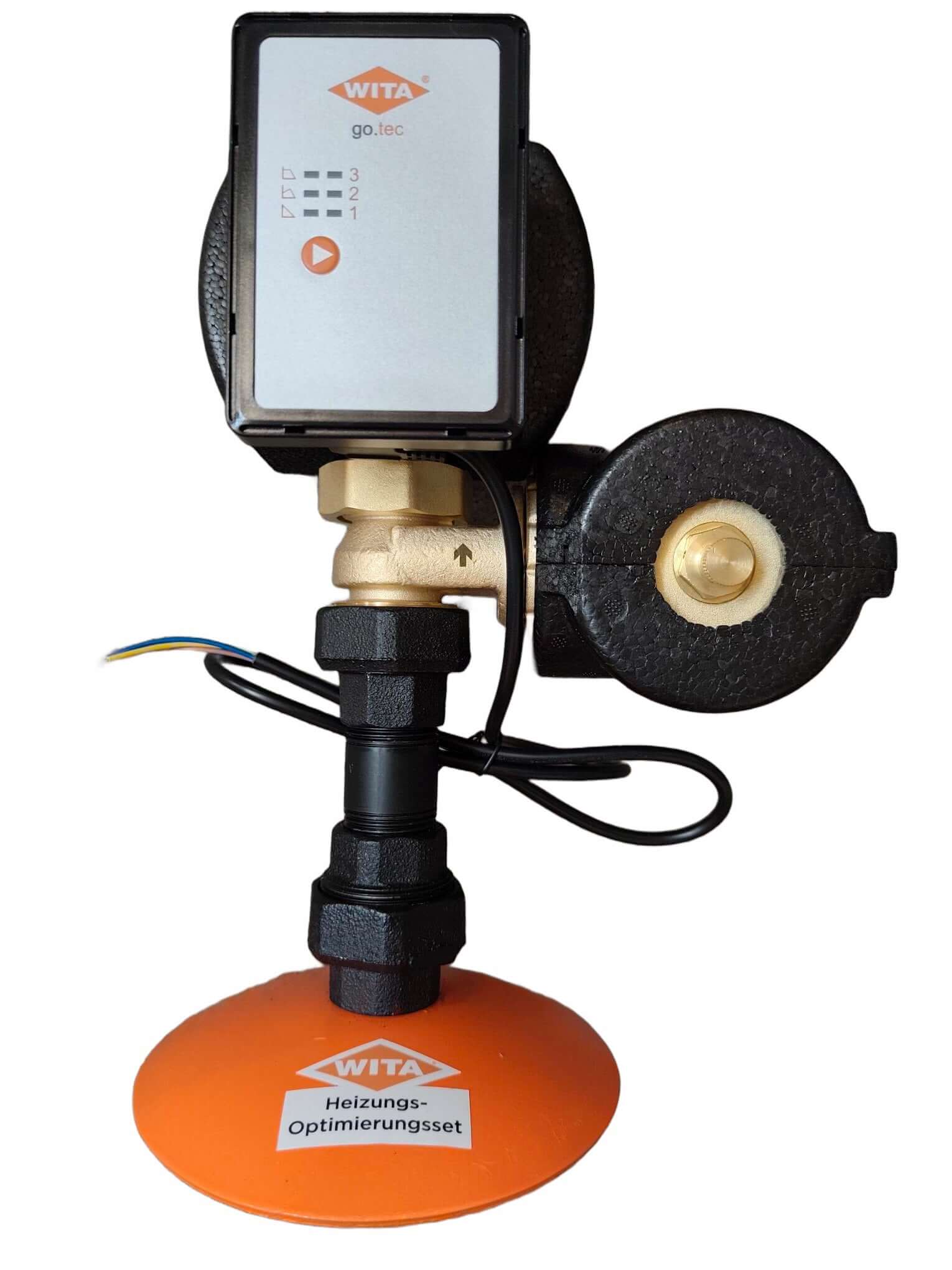 Hocheffizienzpumpe WITA go.tec mit Magnetitabscheider 💧⚙️, ideal für Heizungs- & Solaranlagen 🌞. Zuverlässig & effizient!
