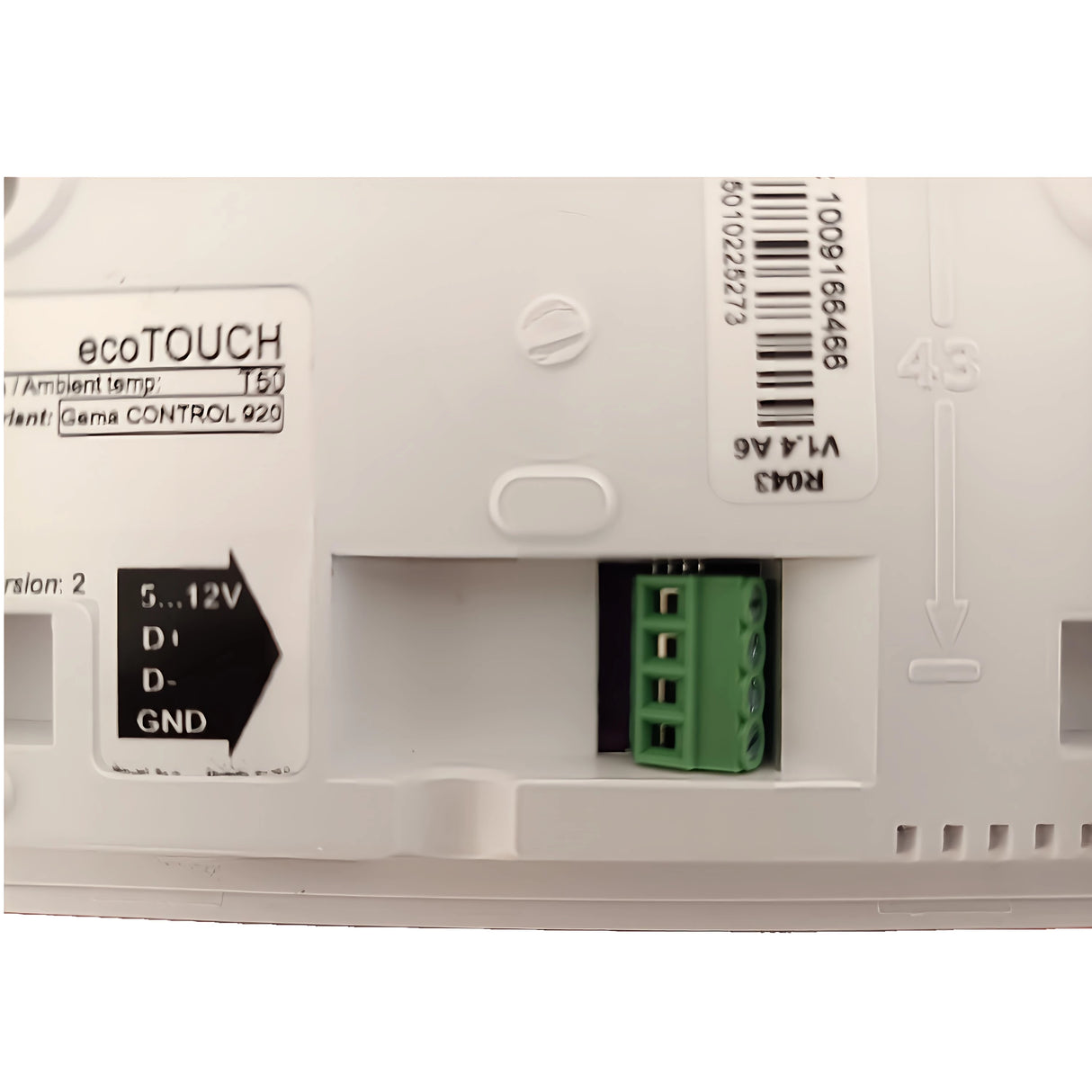 Plum Ecotouch Room Thermostat Extension GC920 για έλεγχο θέρμανσης