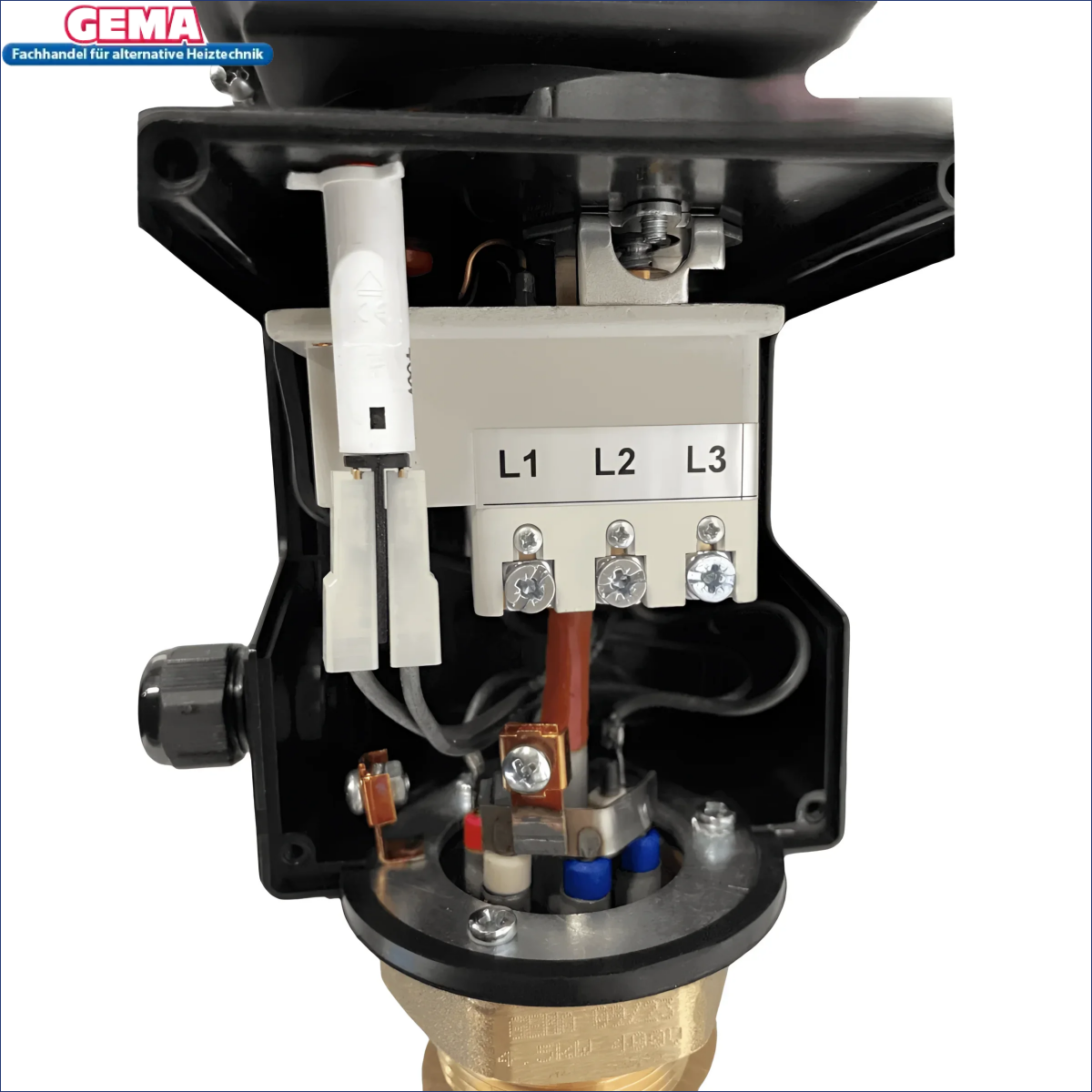 Elektrischer Anschlusskasten für Elektroheizstab Heizpatrone 2,5 kW IP54, geeignet für emaillierte Behälter