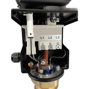 GEMA Shop Boîtier de raccordement pour cartouche chauffante électrique avec thermostat et bornes L1 L2 L3 pour le branchement électrique