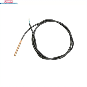Temperatursensor mit schwarzem Kabel für defro heizkessel und elektronische steuerung