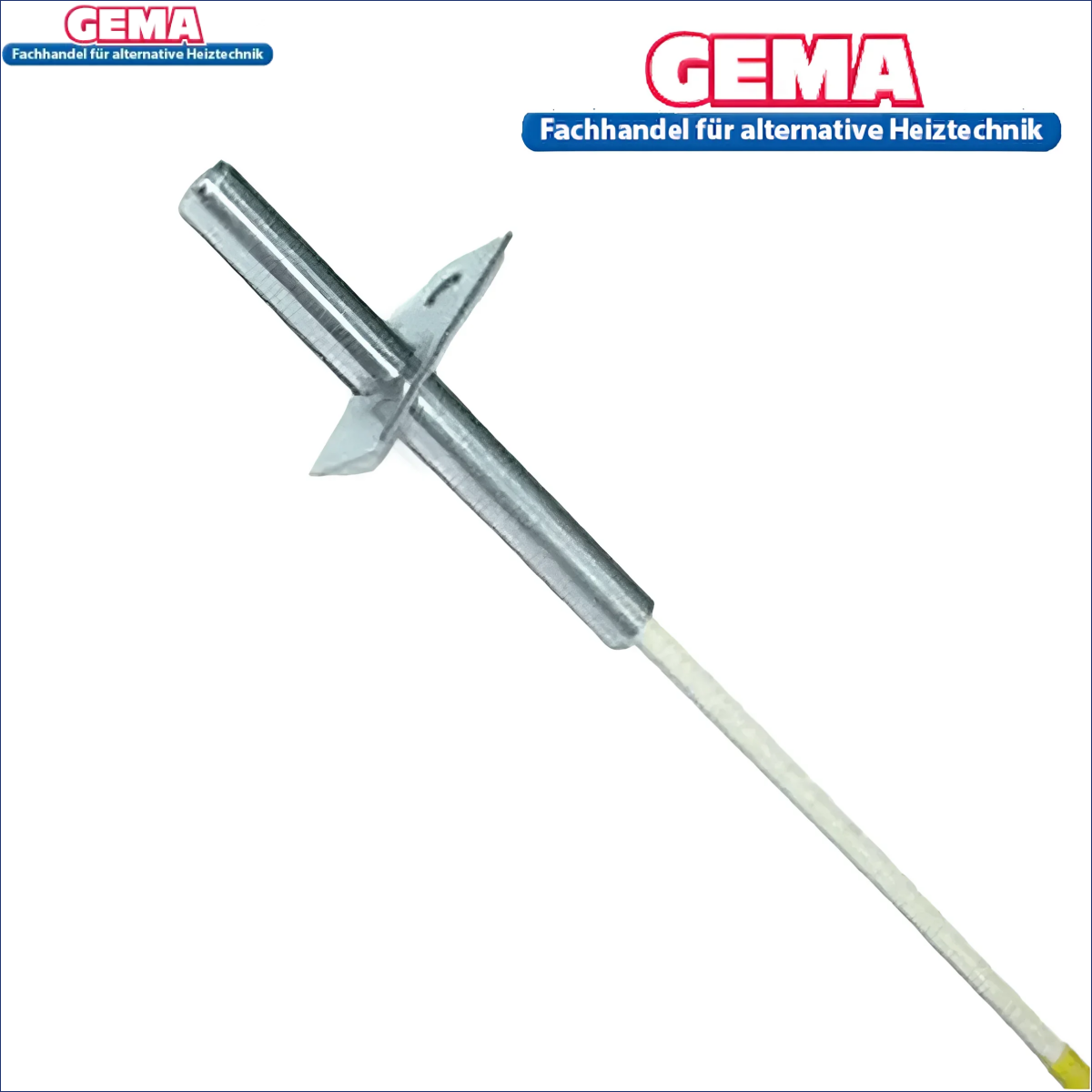 Metalltemperaturfühler mit Montageflansch für Original Abgassensor DEFRO Heizkessel