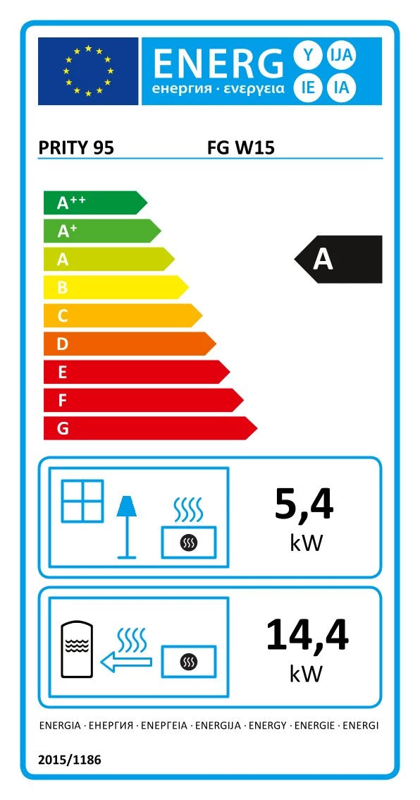 Sorn adhmaid uisce-iompartha le hurrann bácála Prity FGW15 - 19.8 kW