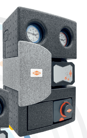 Pumpengruppe DN25 mit Verschraubung & Verteilerbalken - GEMA Shop