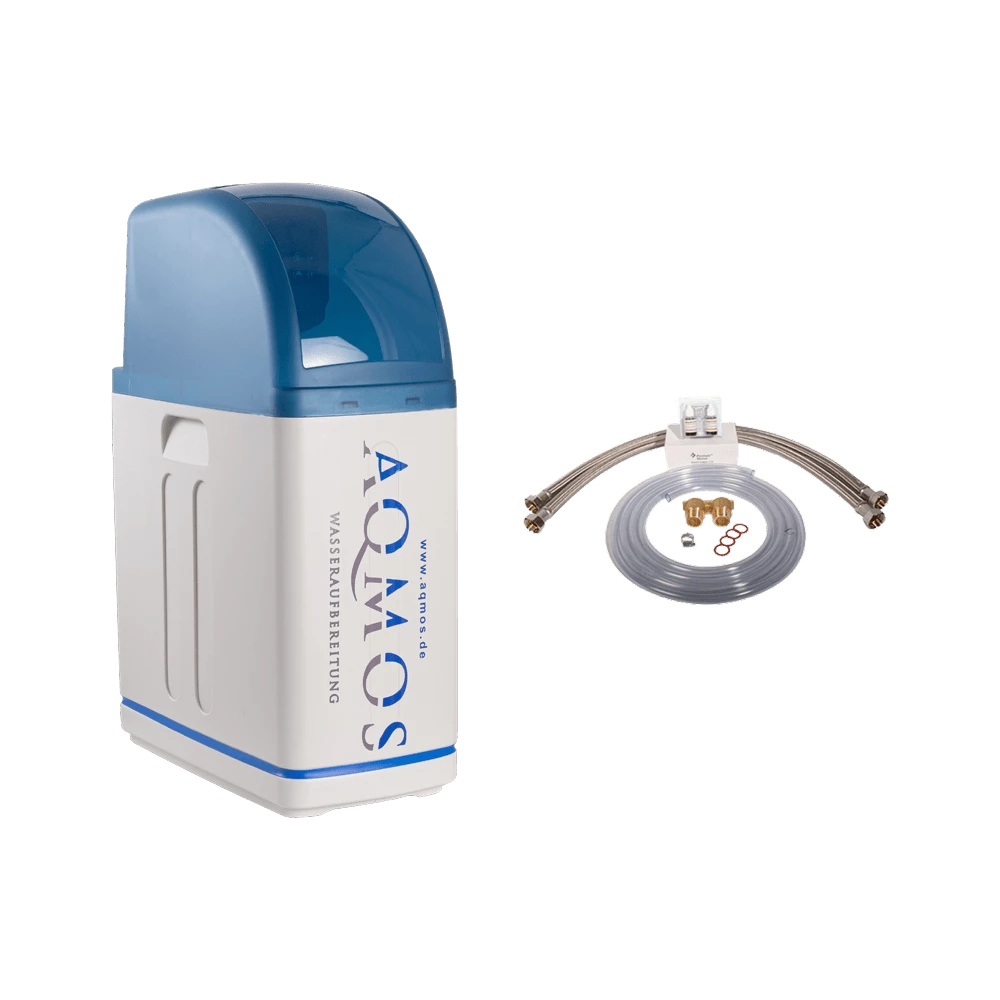 Adoucisseur d'eau Aqmos R2D2-48 avec kit de raccordement 1 pouce