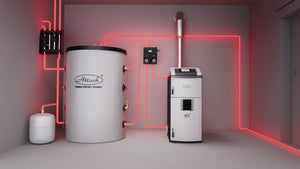 Gassificatore a legna 50 kW ATTACK SLX 50 Profi