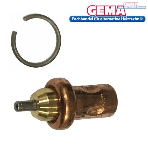 Brass und Kupfer Thermostat mit Metallfeder und Haltering für Heizkessel und Boiler