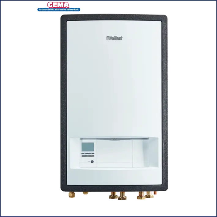 Weiße und graue wandmontierte Wärmepumpe Vaillant aroTHERM Split Paket 4.0601