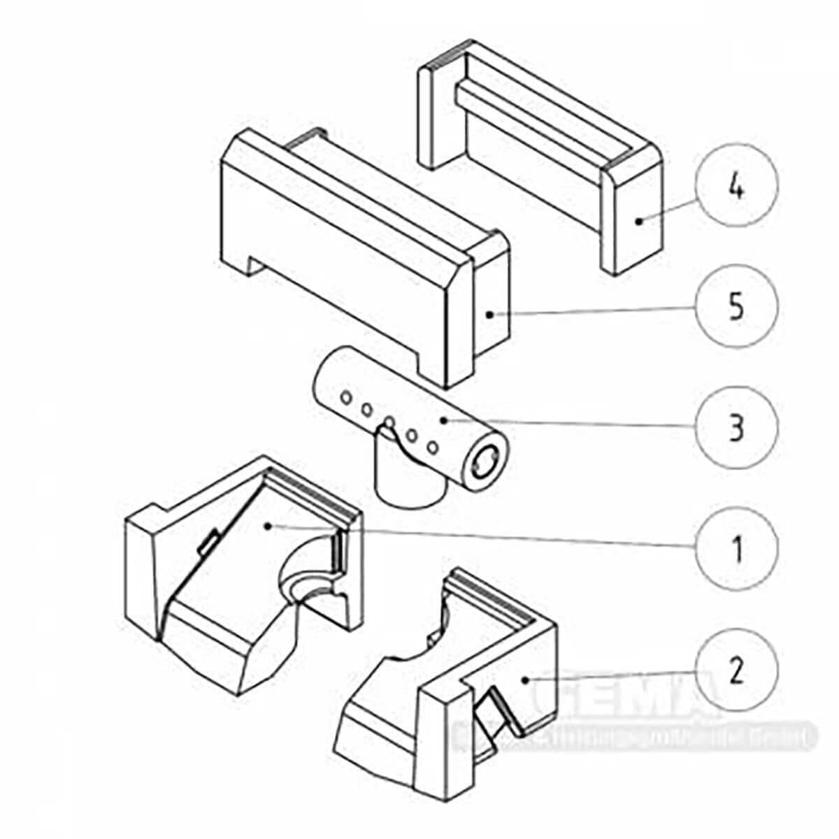 Viadrus U22 Schamottsteine komplett - GEMA Shop