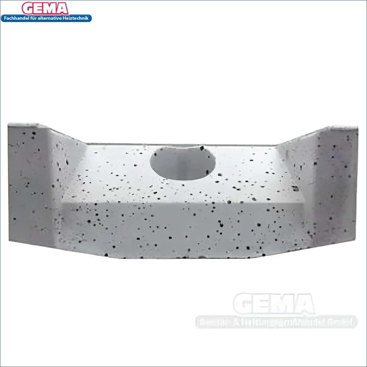 Speckled gray Viadrus U32 Schamottstein mit Mittelbohrung für U32 Heizkessel