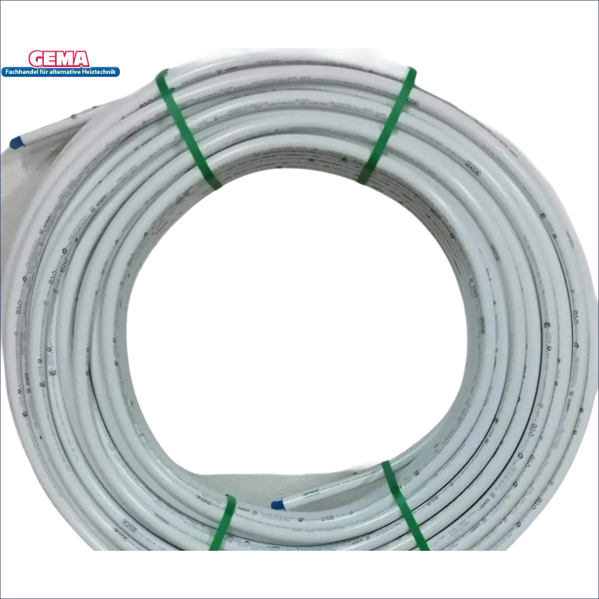 Original Wavin PE-XC Verbundrohr 16x2 in weiß, 25 Meter Rolle