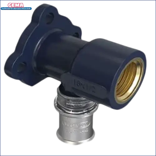 Plumbing fitting mit Flansch und Gewindenauslass für Wavin Wandscheibe aus PPSU